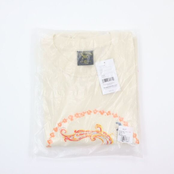 Huf x Smashing Pumpkins Crush Long Sleeve T-Shirt Bone Natural XL - NEW NWT - Picture 5 of 9